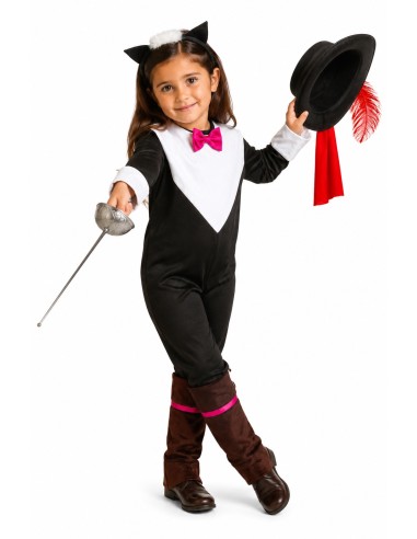 Costume de Chat Mousquetaire | Costumes pour Enfants Le Roi du Carnaval